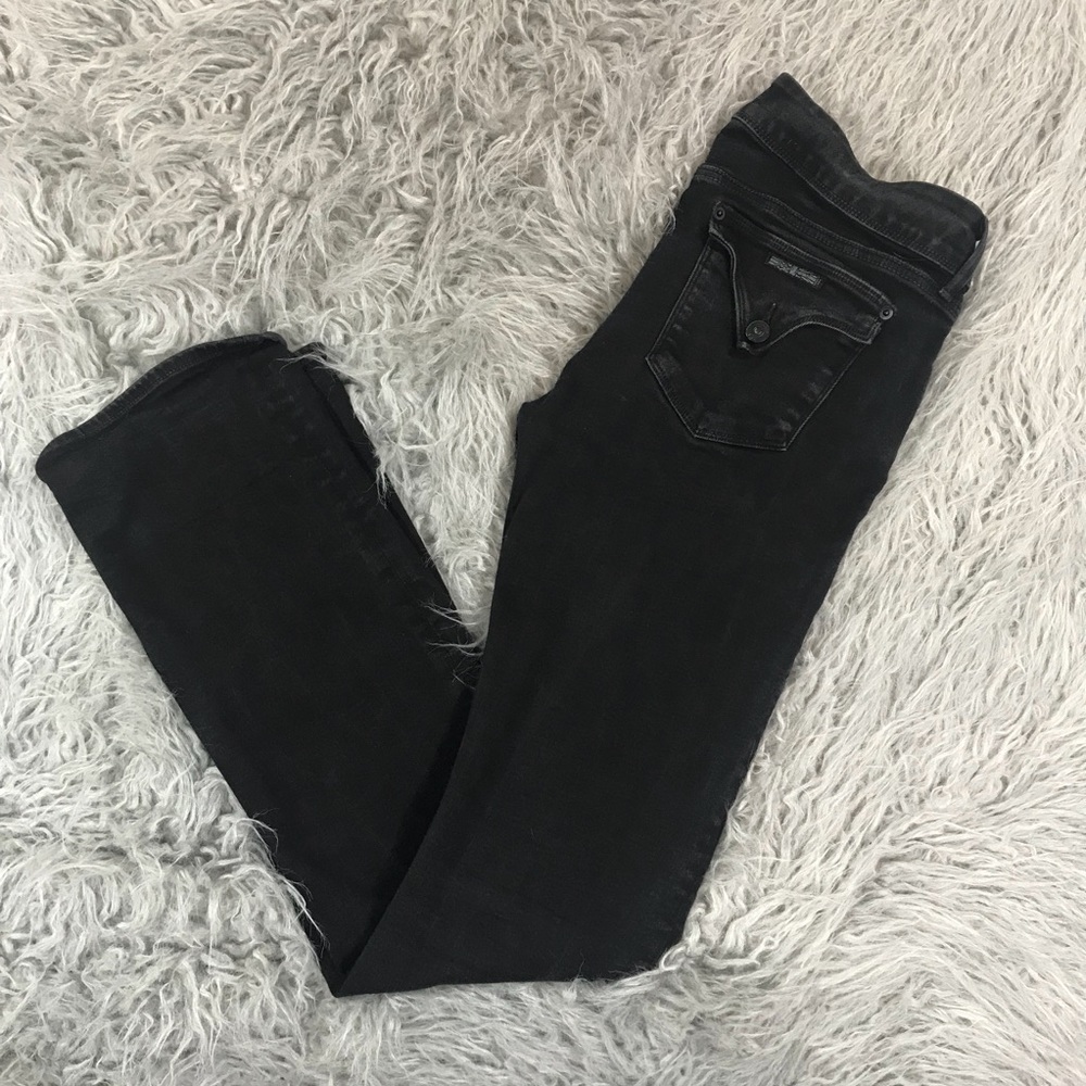 Hudson Black Baby Beth Bootcut Stretchy Jeans